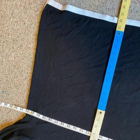 Roz &Ali Supper Soft And Cozy Black White trim Top Women Plus Size 2X Stretch - Picture 2 of 7